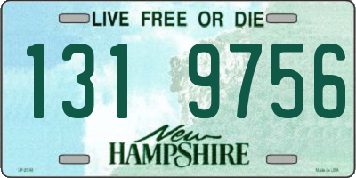 NH license plate 1319756