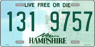 NH license plate 1319757