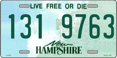 NH license plate 1319763