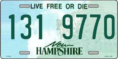NH license plate 1319770