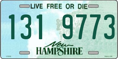 NH license plate 1319773