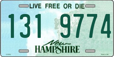 NH license plate 1319774