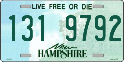 NH license plate 1319792