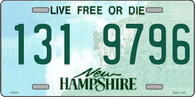 NH license plate 1319796