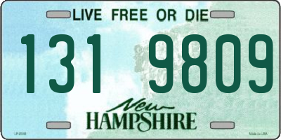 NH license plate 1319809