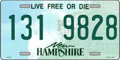 NH license plate 1319828