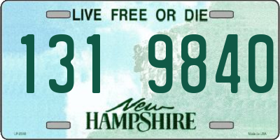 NH license plate 1319840
