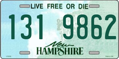 NH license plate 1319862
