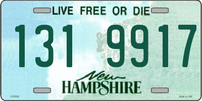 NH license plate 1319917