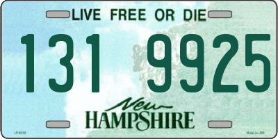 NH license plate 1319925