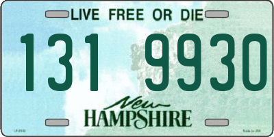 NH license plate 1319930