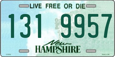 NH license plate 1319957