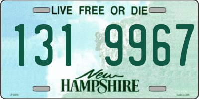 NH license plate 1319967