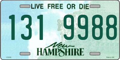 NH license plate 1319988