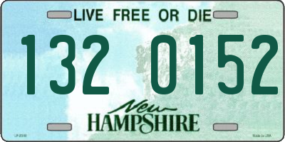 NH license plate 1320152