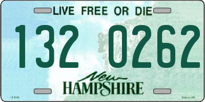 NH license plate 1320262