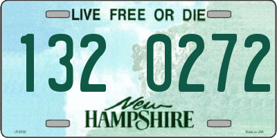 NH license plate 1320272