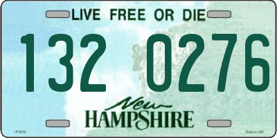 NH license plate 1320276