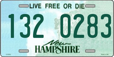 NH license plate 1320283
