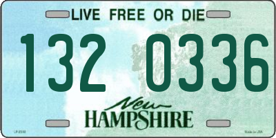 NH license plate 1320336