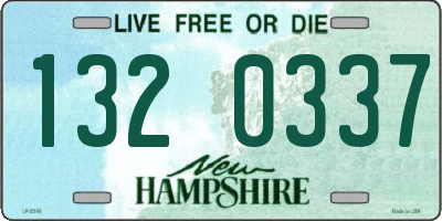 NH license plate 1320337