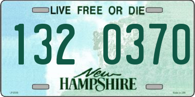 NH license plate 1320370