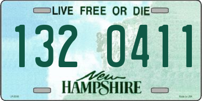 NH license plate 1320411
