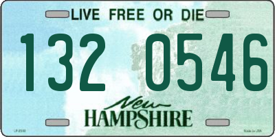NH license plate 1320546