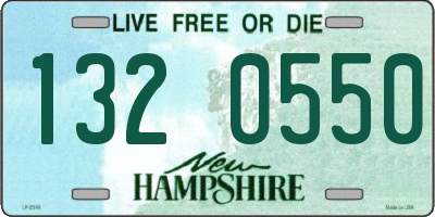 NH license plate 1320550