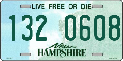 NH license plate 1320608
