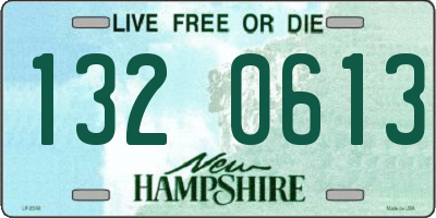 NH license plate 1320613