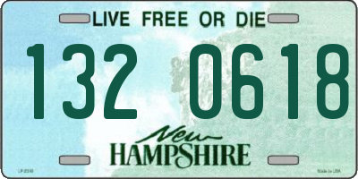 NH license plate 1320618