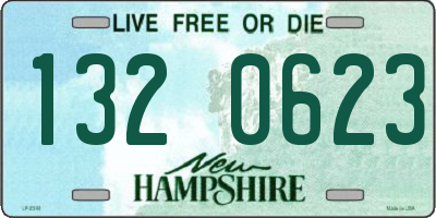 NH license plate 1320623
