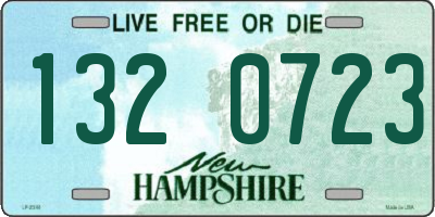 NH license plate 1320723