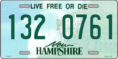 NH license plate 1320761