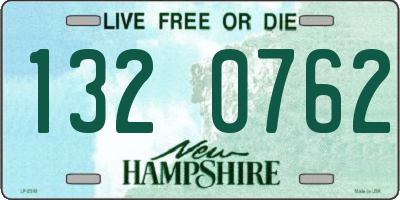 NH license plate 1320762