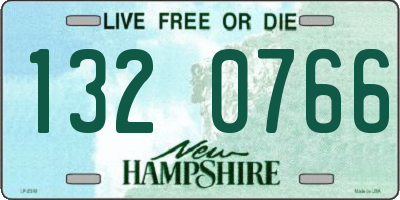 NH license plate 1320766