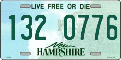 NH license plate 1320776