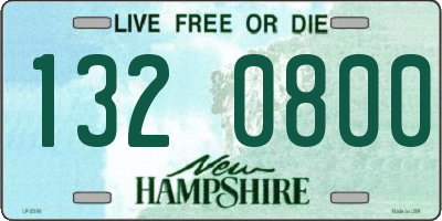 NH license plate 1320800