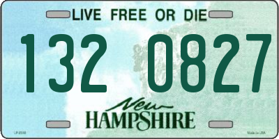 NH license plate 1320827