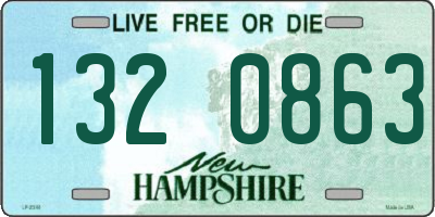NH license plate 1320863