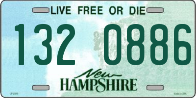NH license plate 1320886