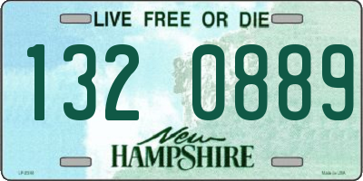 NH license plate 1320889