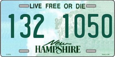 NH license plate 1321050