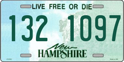 NH license plate 1321097