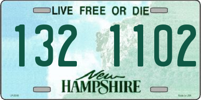 NH license plate 1321102