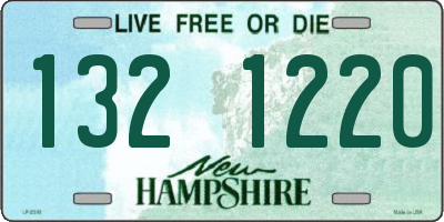 NH license plate 1321220