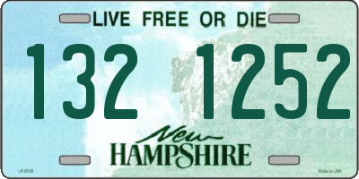NH license plate 1321252