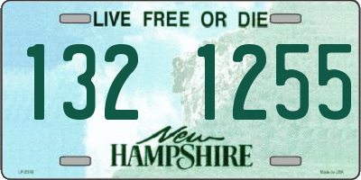 NH license plate 1321255