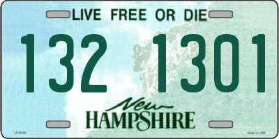 NH license plate 1321301